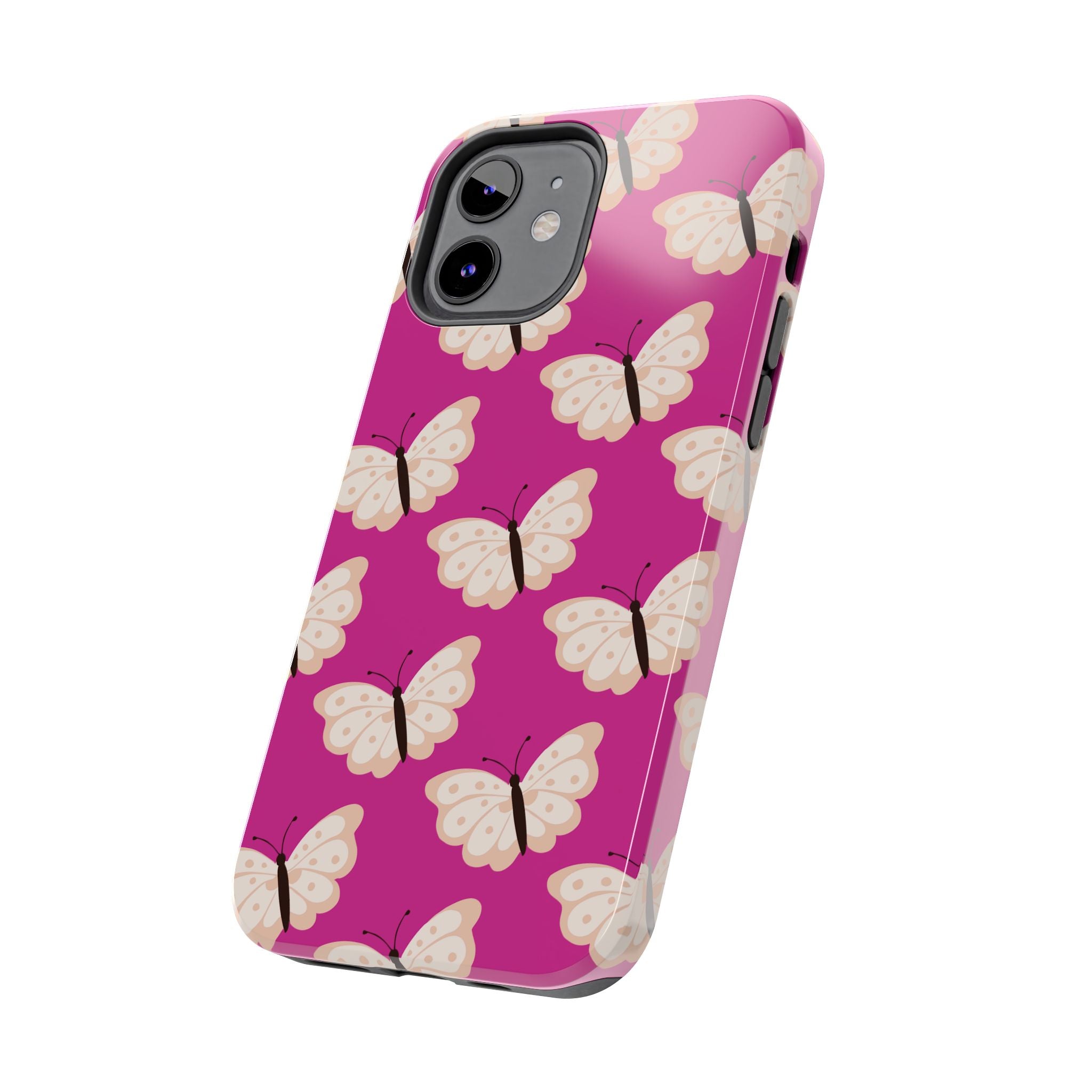 Pink Butterfly Phone Case