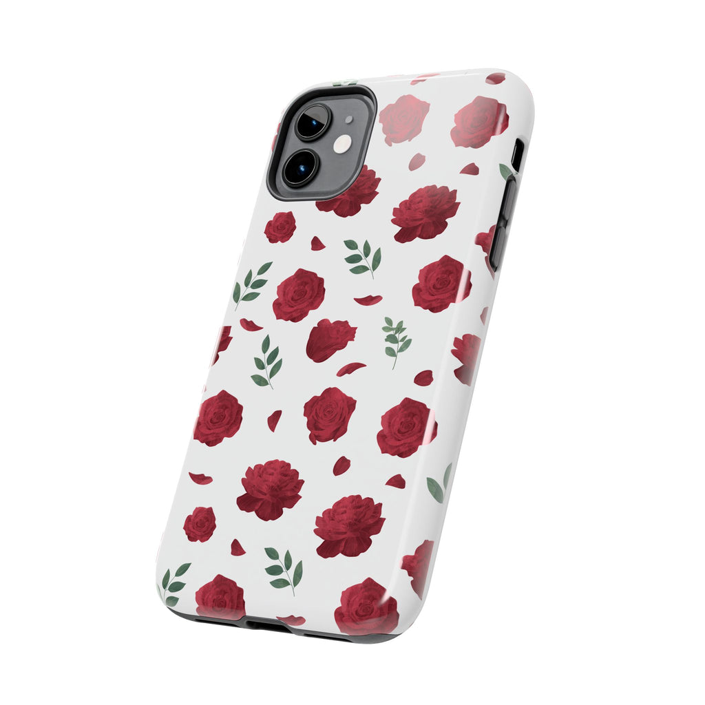 Red Rose Pattern Phone Case