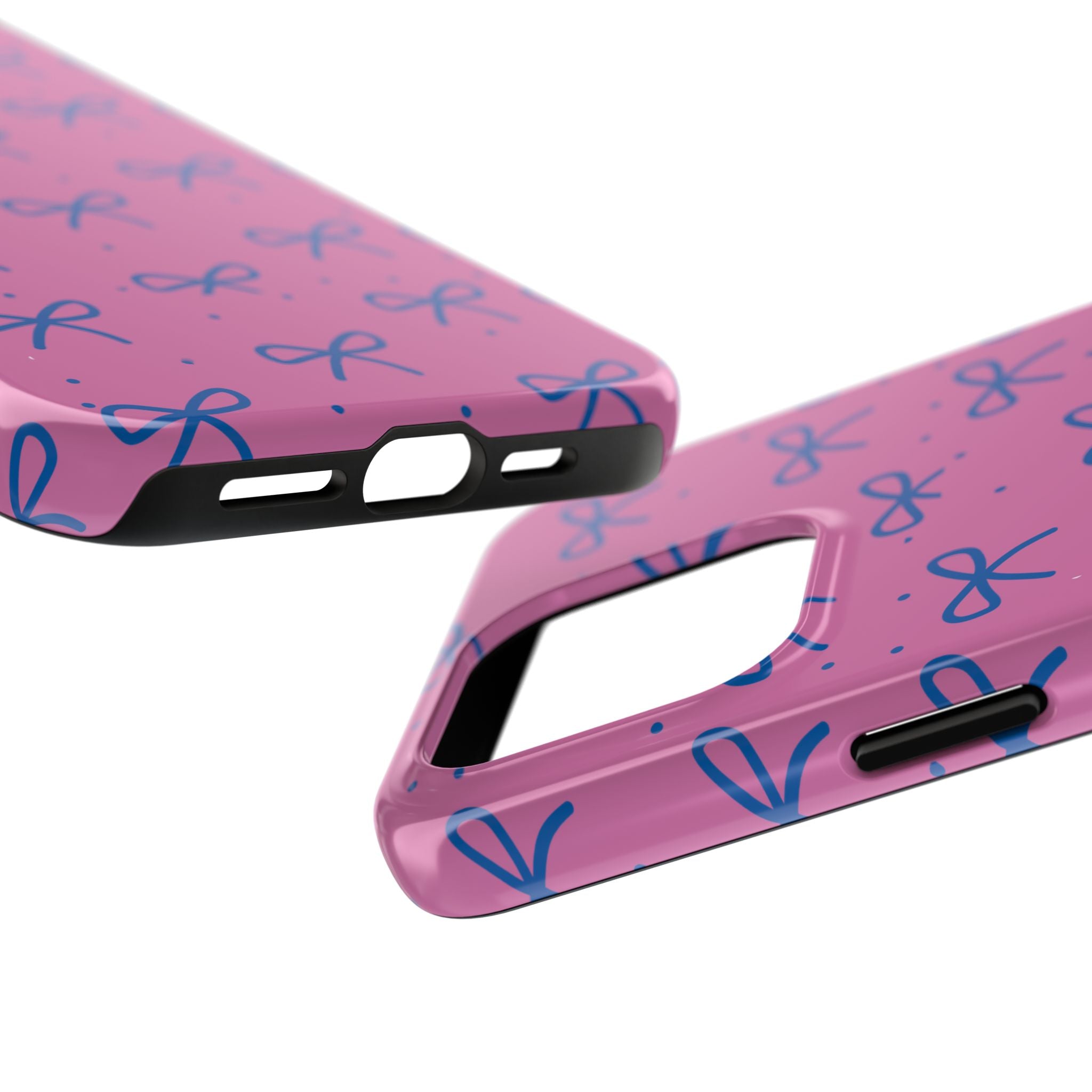 Cute Purple Bow Pattern Phone Case