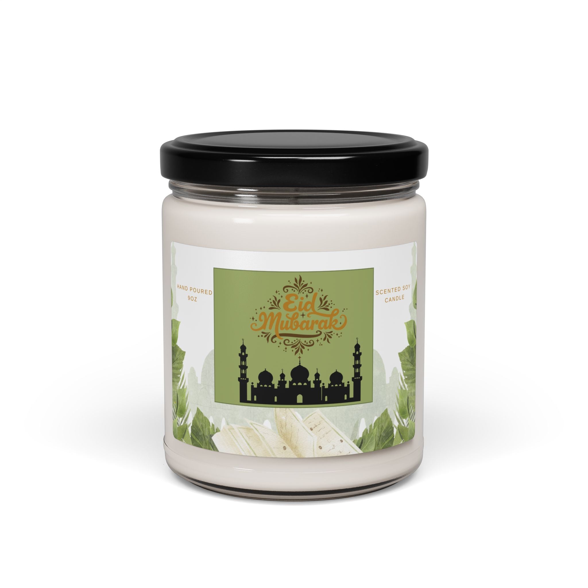 Eid Mubarak Scented Soy Candle- 9oz Jar