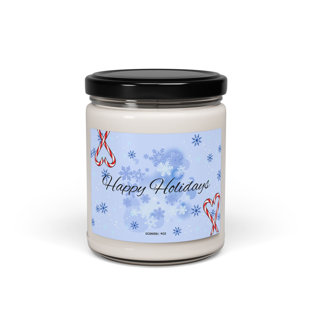 "Happy Holidays" Scented Soy Candle — 9oz Jar