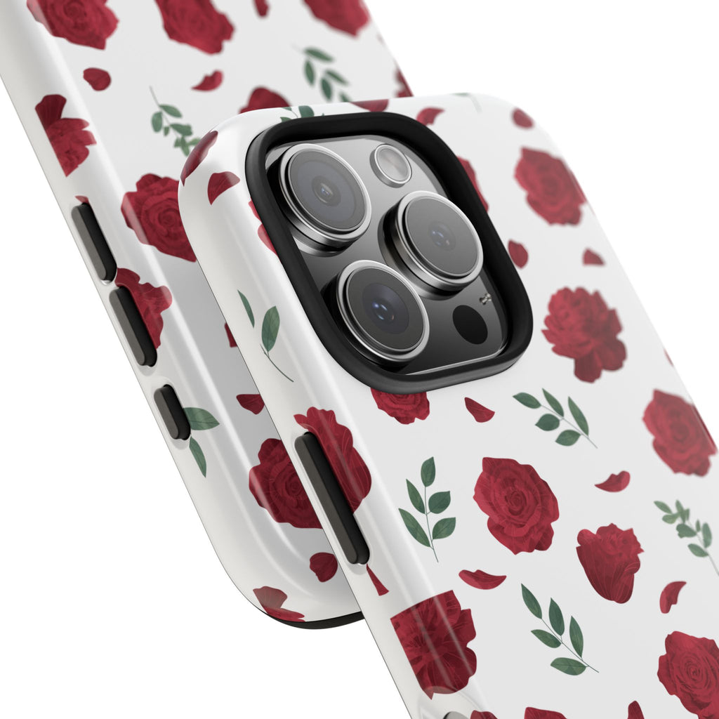 Red Rose Pattern Phone Case