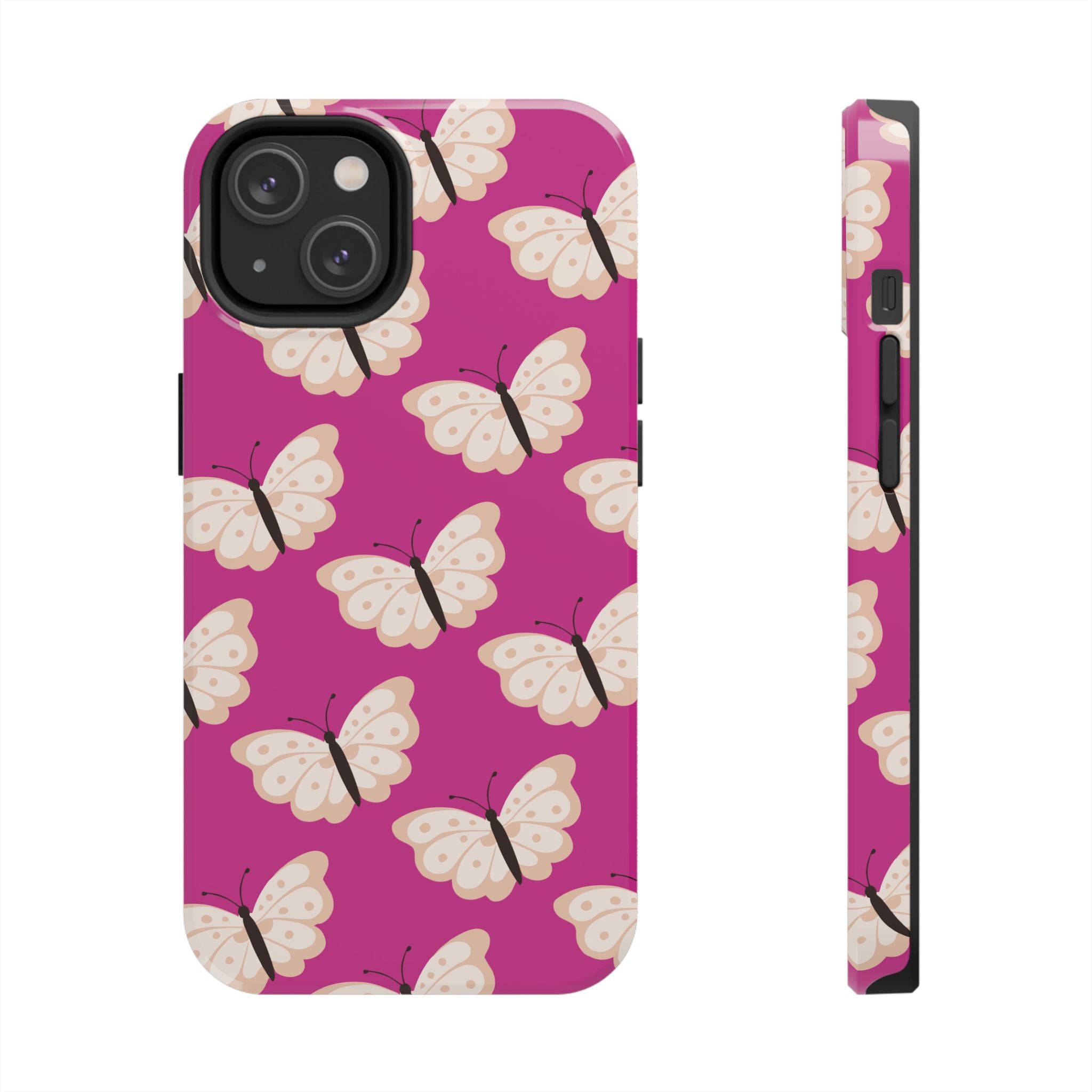 Pink Butterfly Phone Case
