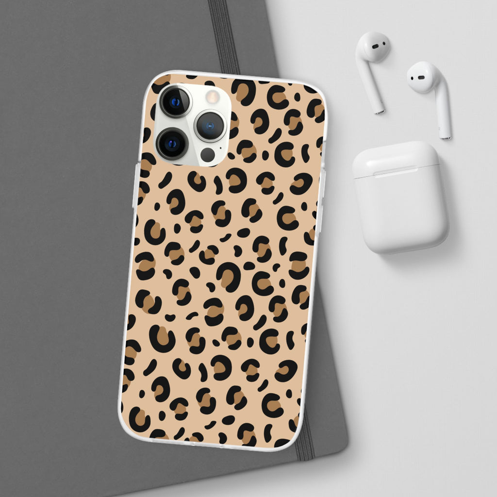 Leopard Print Slim Flexi Phone Case